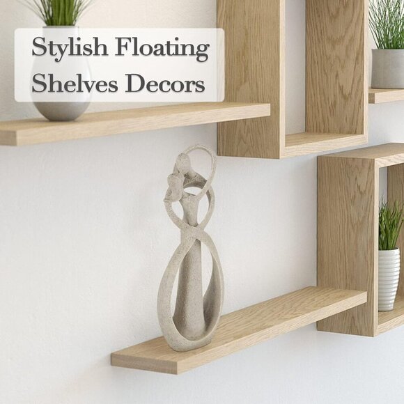 Kissing Lovers Statue Abstract Sculpture Resin Statues for Home Décor - Picture 8 of 10